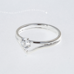 anillo plata 925 y cubic