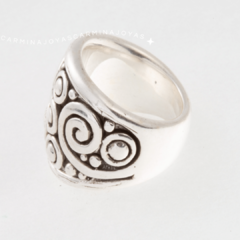 ANILLO PLATA INFLADA WIND