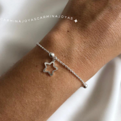 PULSERA PLATA 925 ESTRELLA