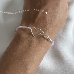 Pulsera realizada en Plata 925 y cristales checos