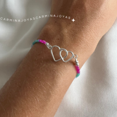 Pulsera realizada en Plata 925 y cristales checoS