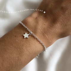 PULSERA PLATA 925 ESTRELLITAS