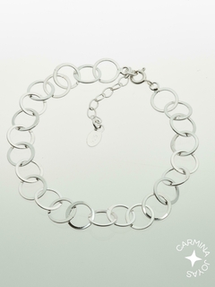 PULSERA ESLABÓN REDONDO PLATA 925 - comprar online