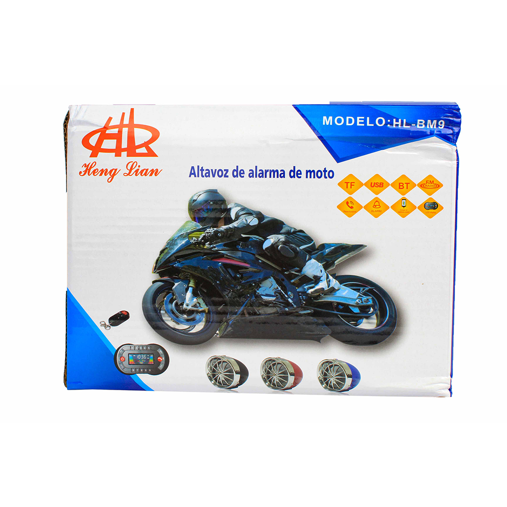 Bocina/alarma para motocicleta BM9 - Heng Lian