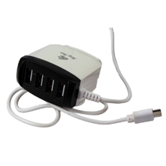 Cargador tipo C, 4 puertos USB, Carga Rapida CARG5827 - comprar en línea