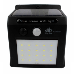 Lámpara de pared para exteriores con panel de carga solar y luz LED LAM5707 - comprar en línea