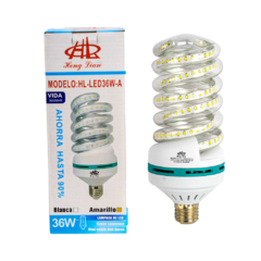 foco led de aspiral luz blanca LED36W-A