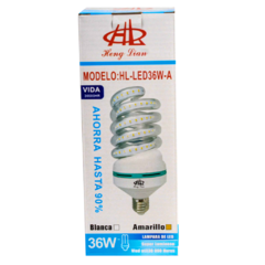 foco led de aspiral luz blanca LED36W-A - Heng Lian