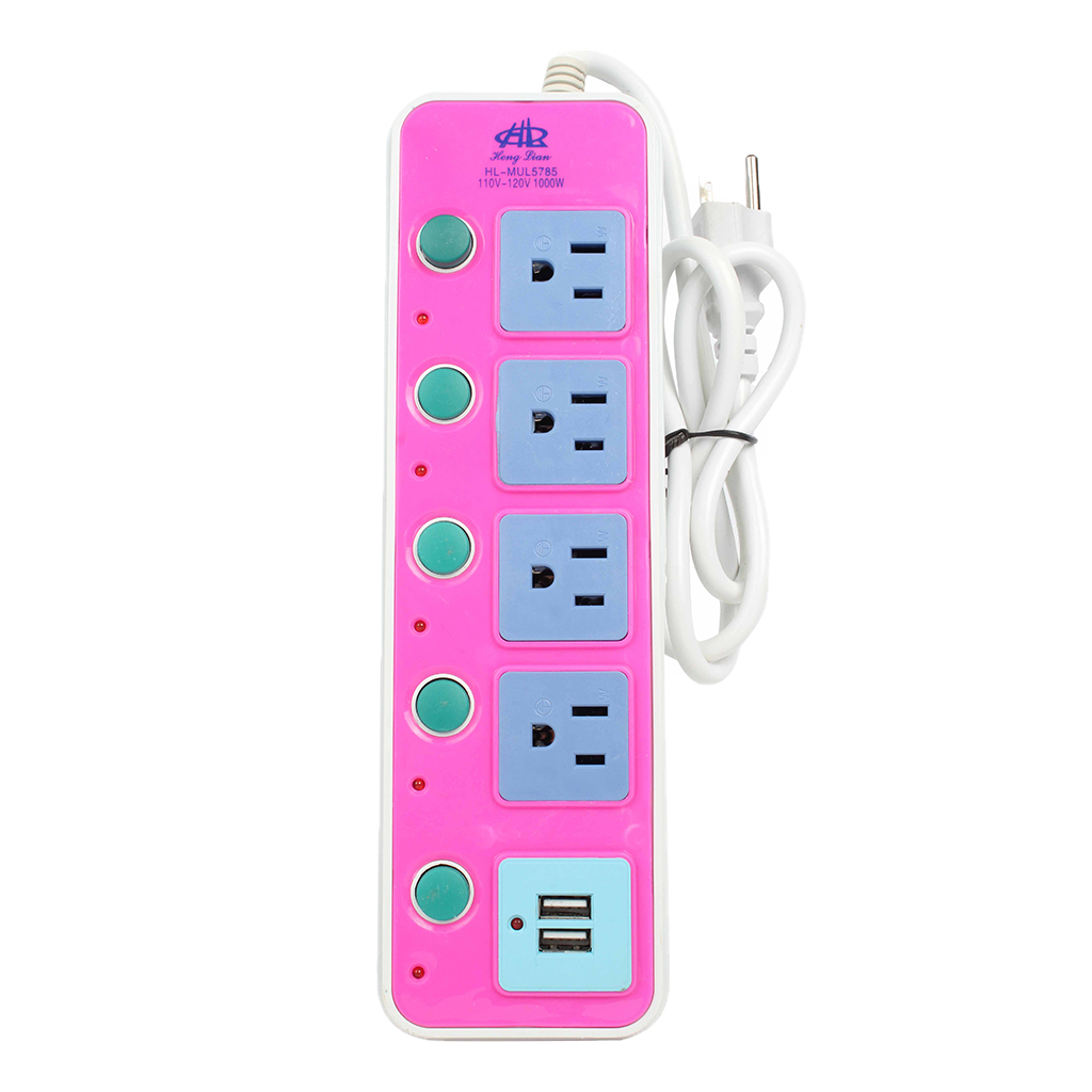 STITCH by Monoprice Regleta Inteligente Inalámbrica, 4 tomacorrientes y 2  puertos USB – Hooli