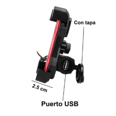 Soporte de celular con cargador para motocicleta SOP6692 en internet