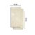 PORCELANATO ILVA CREMA MARFIL - LEATHER -45X90 -