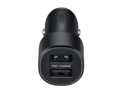 Cargador Samsung Dual P/Auto (15W+15W) Negro en internet