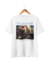 Camiseta branca Delacroix A libredade guiando o povo   100% algodão Artilo