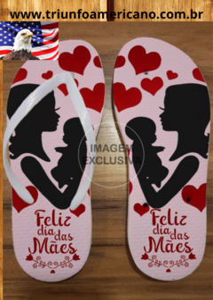 Chinelos Personalizados - Feliz Dia Das Mães