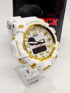 Relógio G-Shock Mudmaster Branco / Dourado- 100% Funcional - comprar online