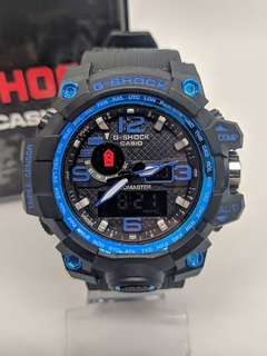 Relógio G-Shock Mudmaster Preto/Azul 100% Funcional