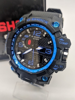 Relógio G-Shock Mudmaster Preto/Azul 100% Funcional na internet