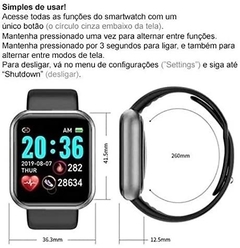 Relógio Smartwatch Inteligente D20 Android e IOS na internet