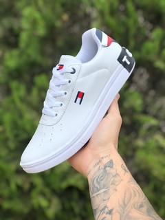 Tênis Tommy Hilfiger Couro Branco