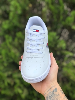 Tênis Tommy Hilfiger Couro Branco - comprar online