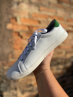 Sapatênis Lacoste Branco Logo Verde na internet