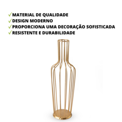 Peças Decorativas em Ferro Porto Rolha Moderno com 2 Unidades - comprar online