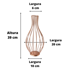 2 Peças Decorativas Porta Rolha de Vinho Aramado Ferro - Marina Decorações