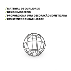 Globo Aramado Decoração em Ferro Design Moderno na internet