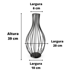 Kit 02 Porta Rolha de Vinho em Ferro Decorativo Moderno - loja online