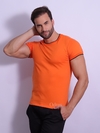 CAMISETA LARANJA DE PUNHO