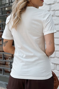 Camiseta feminina estampada Let´s go bear - comprar online