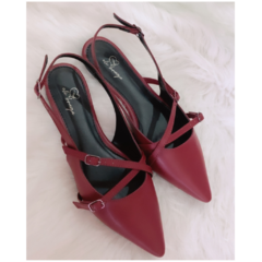 SAPATILHA SLINGBACK CHERRY