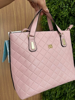 BOLSA RAFITTY BB MARSHMELLOW ROSA - comprar online