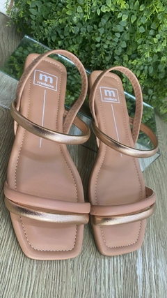 Rasteira Moleca Elastico Nude - comprar online