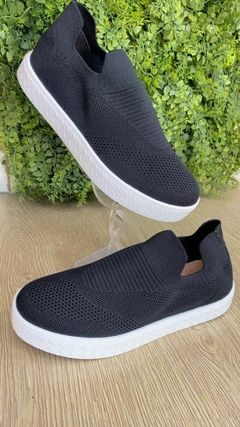 Tenis Moleca Knit Preto - comprar online