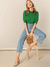 Blusa Verde Simples Casual - loja online