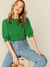 Blusa Verde Simples Casual - comprar online