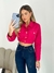 Jaqueta Jeans Cropped Pink na internet
