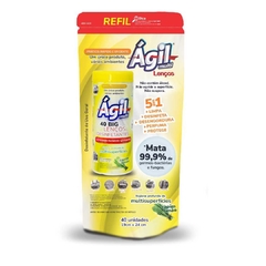 REFIL Ágil Multi - Capim Limão (Lenços Desinfetantes Para Multisuperfícies)