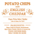 CHIPS DE PAPAS FRITAS SABOR QUESO CHEDDAR INGLES - Boutique Chips en internet