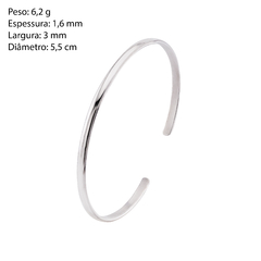 Bracelete Prata Fio 3mm - comprar online