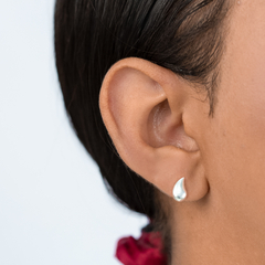 Brinco Prata Earcuff Gota na internet