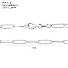 Imagem do Corrente Prata Cartier 3,5mm