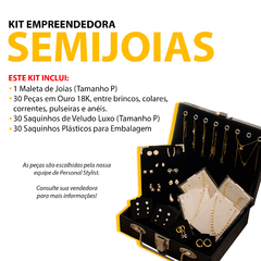 Kit 30 Peças de Semijoias Ouro 18k na internet