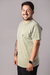 T-SHIRT TINTURADA ICON - OLIVE GREEN