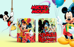 12 Tazas Personalizadas Fiesta Infantil Mickey Mouse 3 años