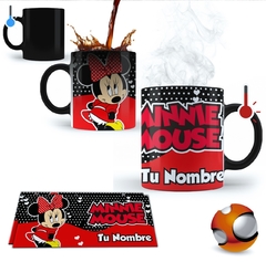 Taza Mágica Personalizada Minnie Mouse 01