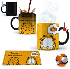 Taza Mágica Personalizada Garfield ¿Dónde Está Mi Lasaña? 45