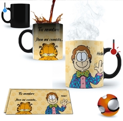 Taza Mágica Personalizada Garfield Jon 48