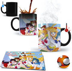 Taza Mágica Personalizada Sailor Moon Personajes 03